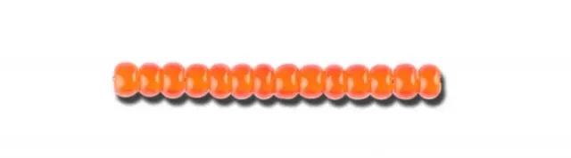 Orange glasperler, preciosa, whitelined transparent orange, storkøb Preciosa