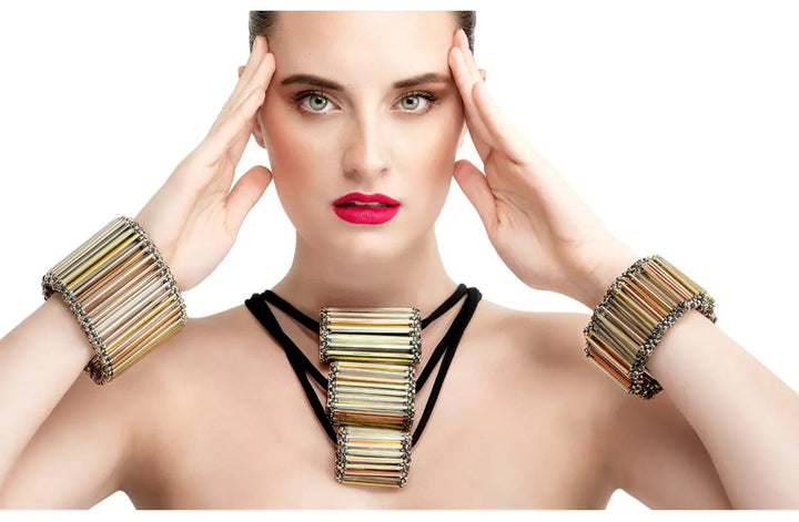 Blå glasperler, preciosa aquamarine silver lined tubes, 50 x 3 mm Preciosa