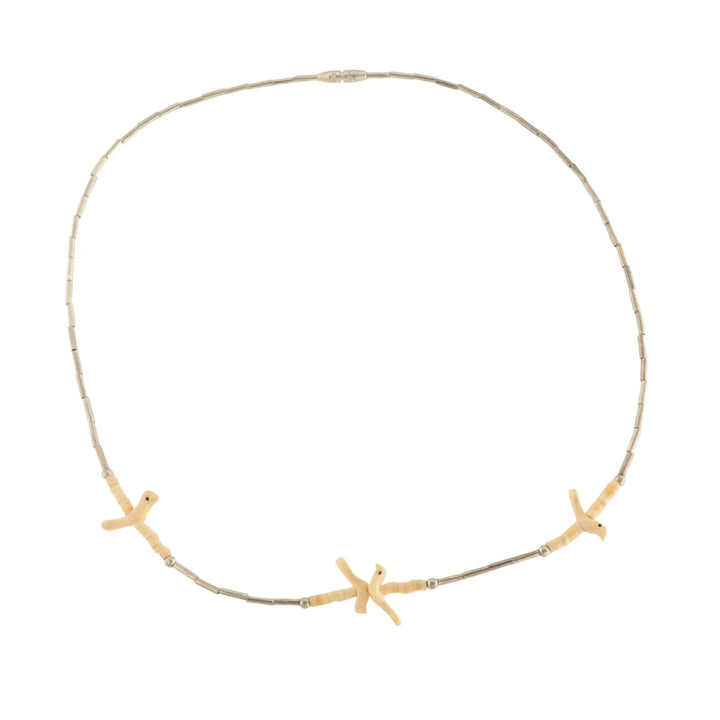 Halskæde, rørperler med ædelsten, flere varianter Beadhouse of Copenhagen