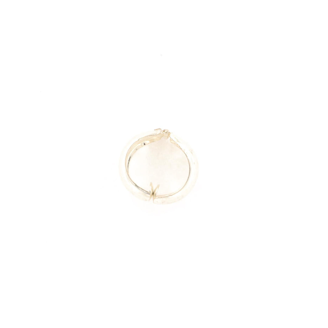 Klemme, sølvclips, 30x12mm, forsølvet messing