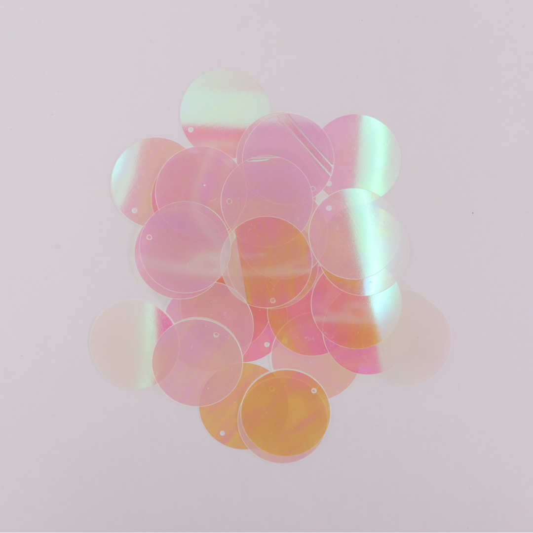 Palietter, runde, 30 mm, 10-40g, flere varianter Beadhouse of Copenhagen