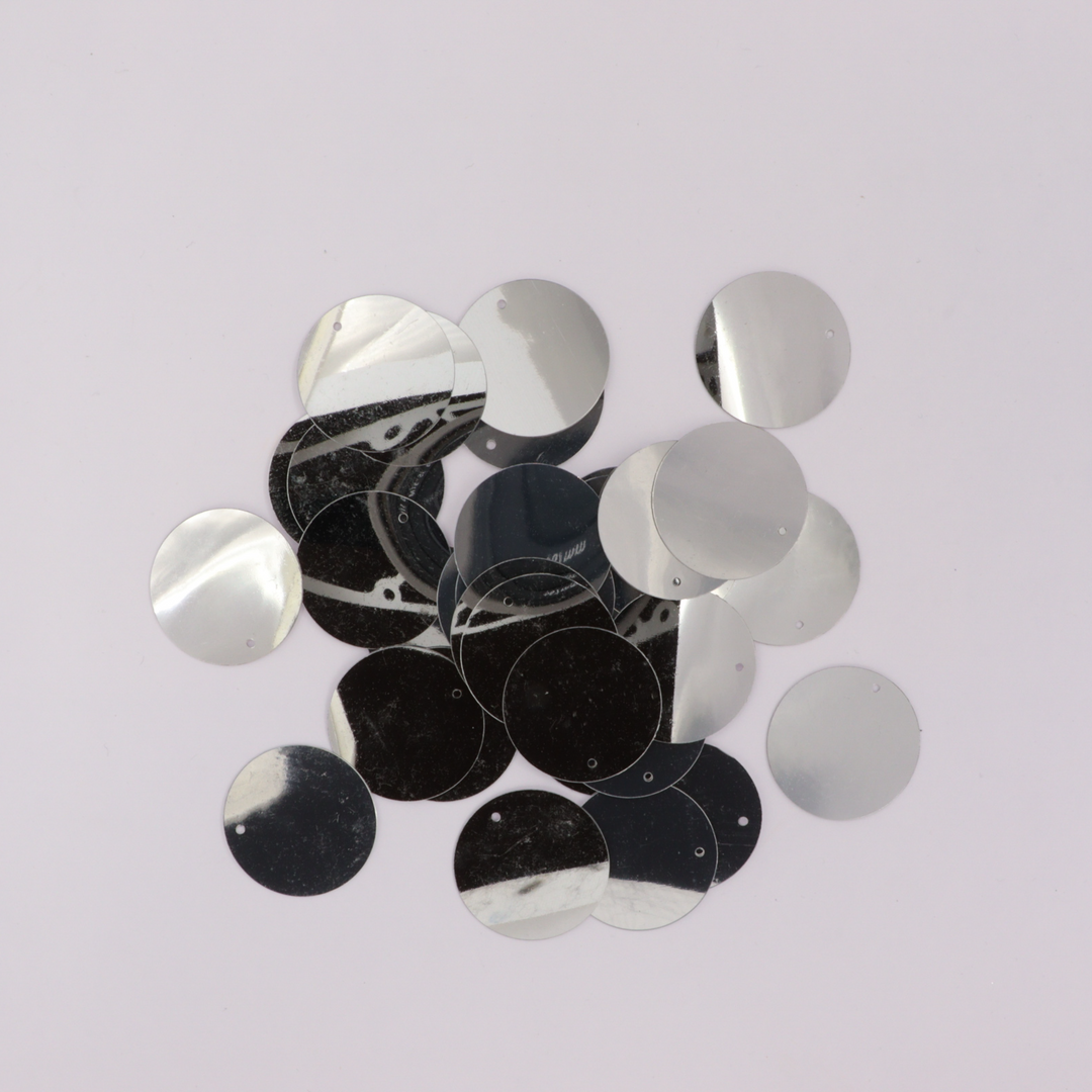 Palietter, runde, 30 mm, 10-40g, flere varianter Beadhouse of Copenhagen