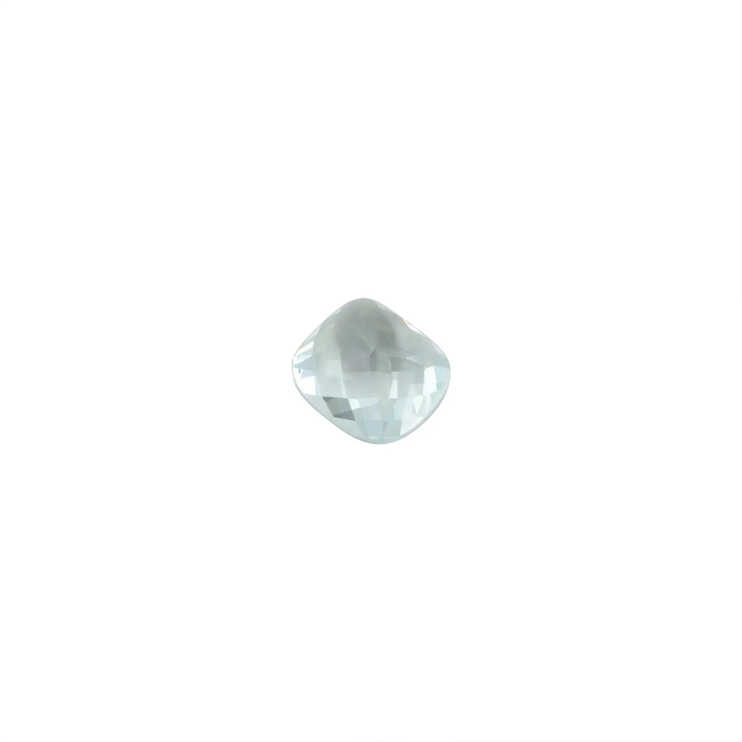 Cabochon, Edelstein, Aquamarin facettiert, 7,05 ct 