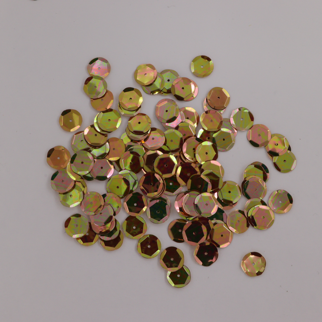 Pailletten, rund, 4-7 mm, mit Regenbulen, 10-40 g, mehreren Varianten