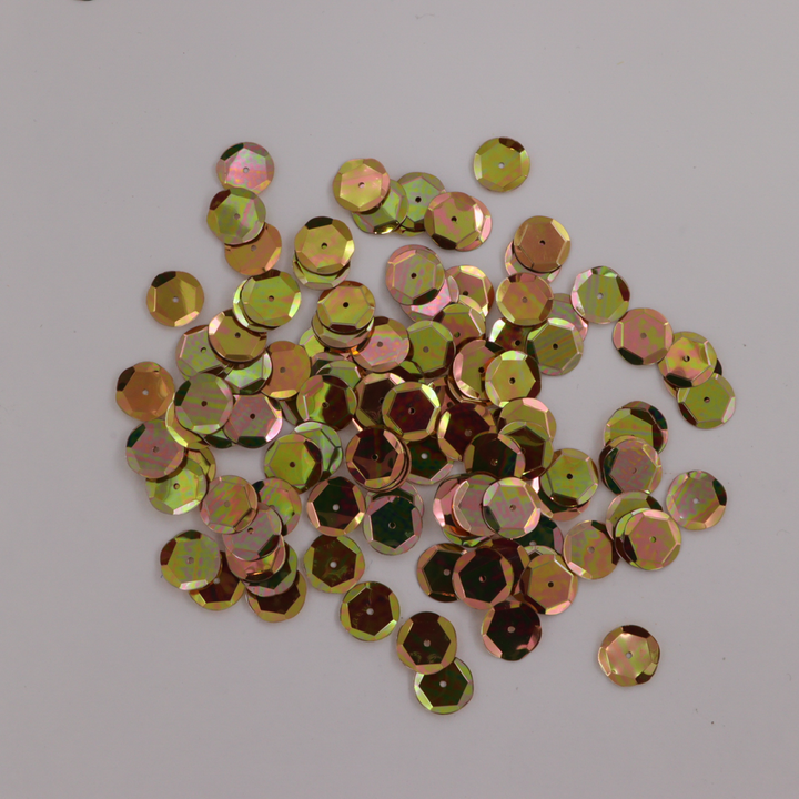 Pailletten, rund, 4-7 mm, mit Regenbulen, 10-40 g, mehreren Varianten