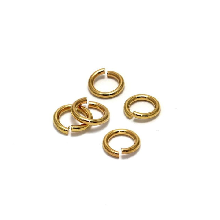 Find Øskner, åbne, messing forgyldt, 5x0,8mm hos Beadhouse of Copenhagen i dag, med en altid hurtig levering!