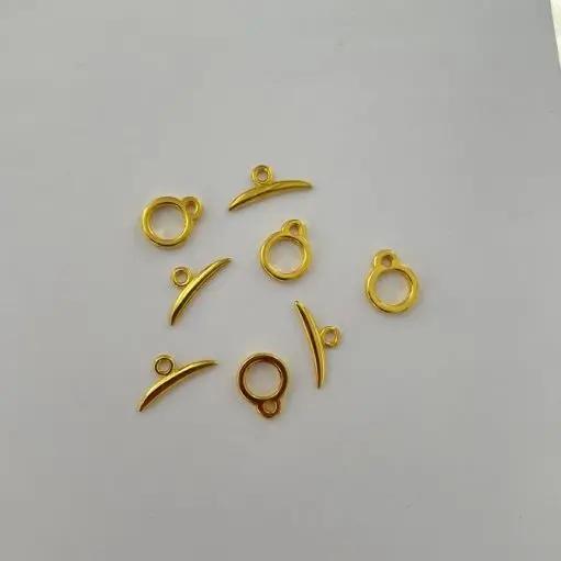 Bidsel lås i forgyldt zamak - 15 mm Greece