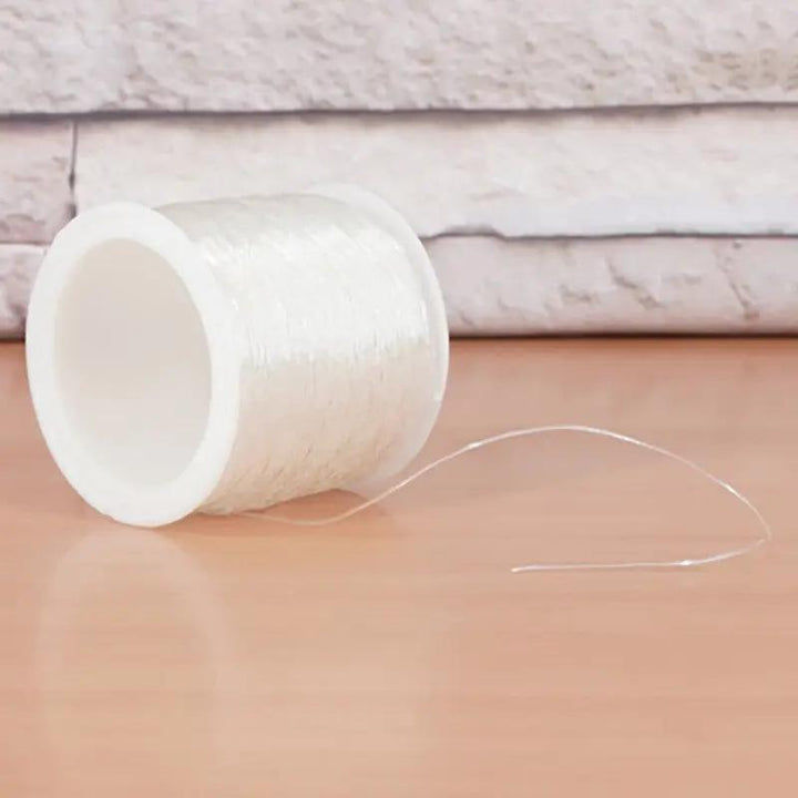 Elastiktråd, transparent 0,5 mm, silicone, 25 m Greece