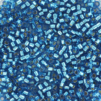 Find Blå glasperler, miyuki delica beads, silverlined capri blue hos Beadhouse of Copenhagen i dag, med en altid hurtig levering!