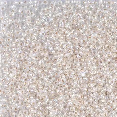 Klar glasperler, preciosa, silverlined crystal, storkøb Preciosa