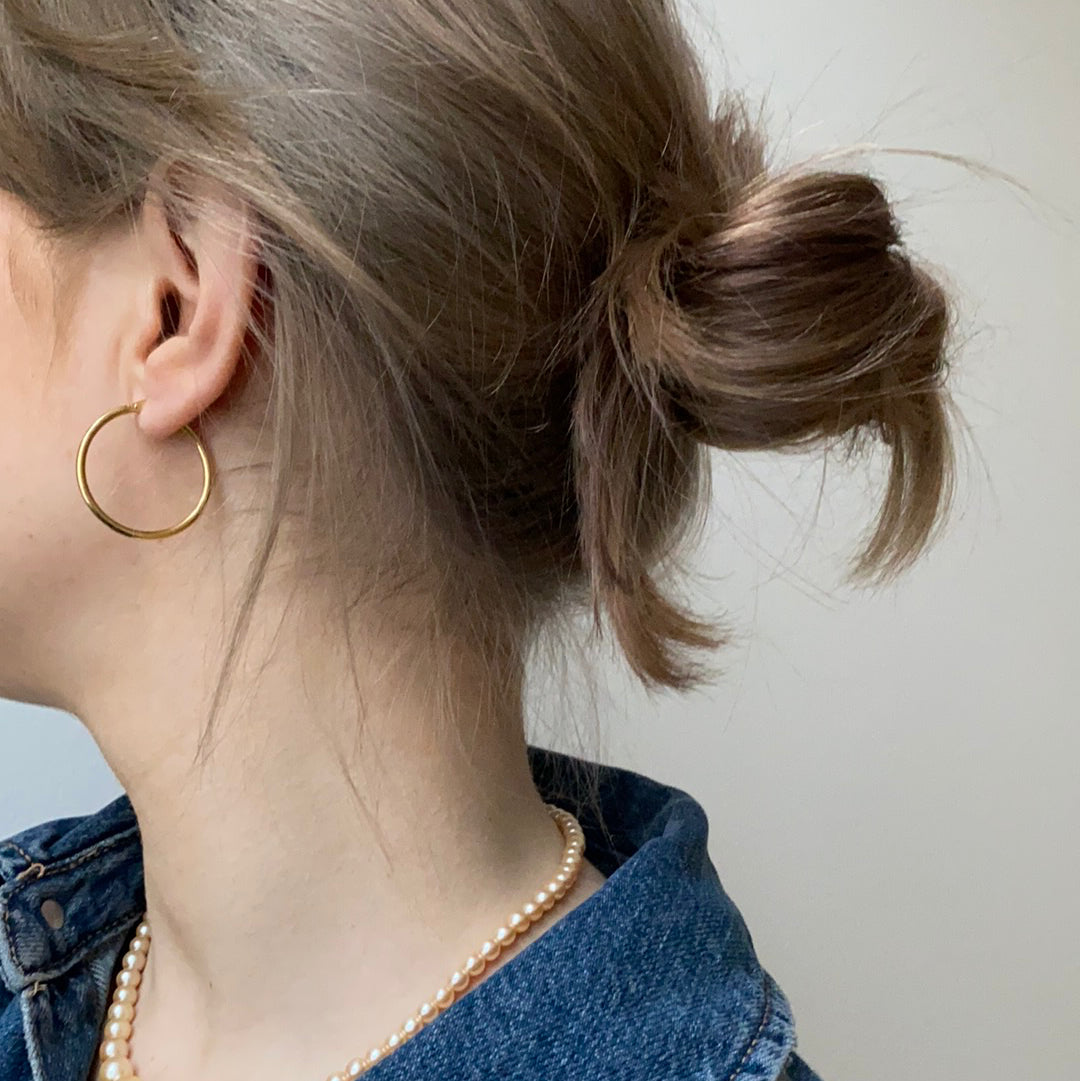 Find Øreringe, hoops, forgyldt sterlingsølv, 30 x 2 mm 102d hos Beadhouse of Copenhagen i dag, med en altid hurtig levering!