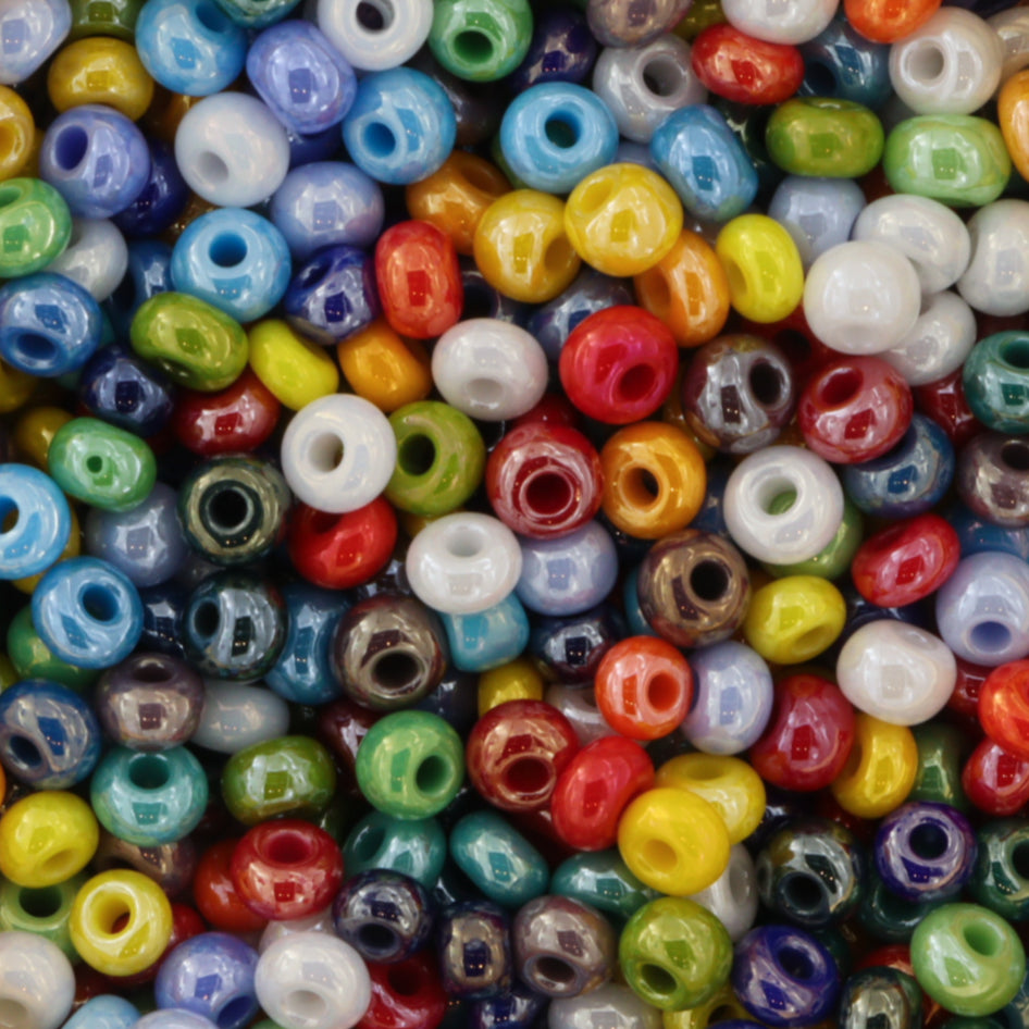 Find Blandede glasperler, preciosa, mix opaque sfinx, storkøb hos Beadhouse of Copenhagen i dag, med en altid hurtig levering!