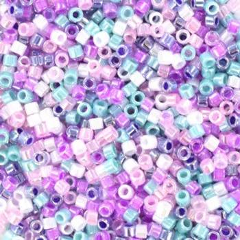 Blandede glasperler, miyuki delica beads,  cupcake icing Krea