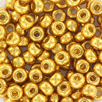 Find Guld glasperler, miyuki rocailles seed beads, duracoat galvanized gold, 6/0 hos Beadhouse of Copenhagen i dag, med en altid hurtig levering!