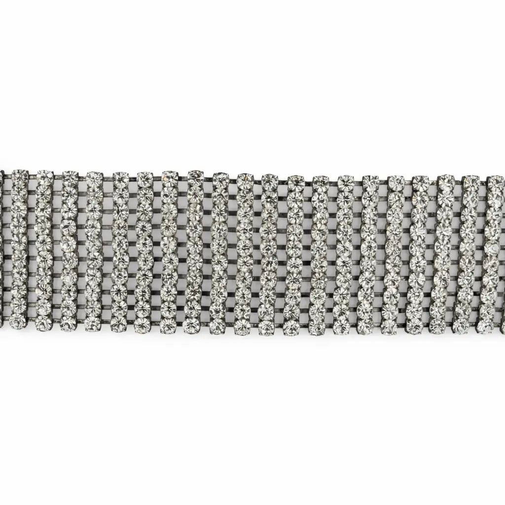 Bauchkette, Simili, vergoldetes und versilbertes Messing, verstellbar 