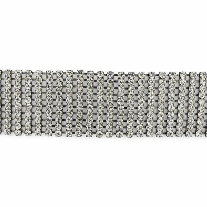 Bauchkette, Simili, vergoldetes und versilbertes Messing, verstellbar 