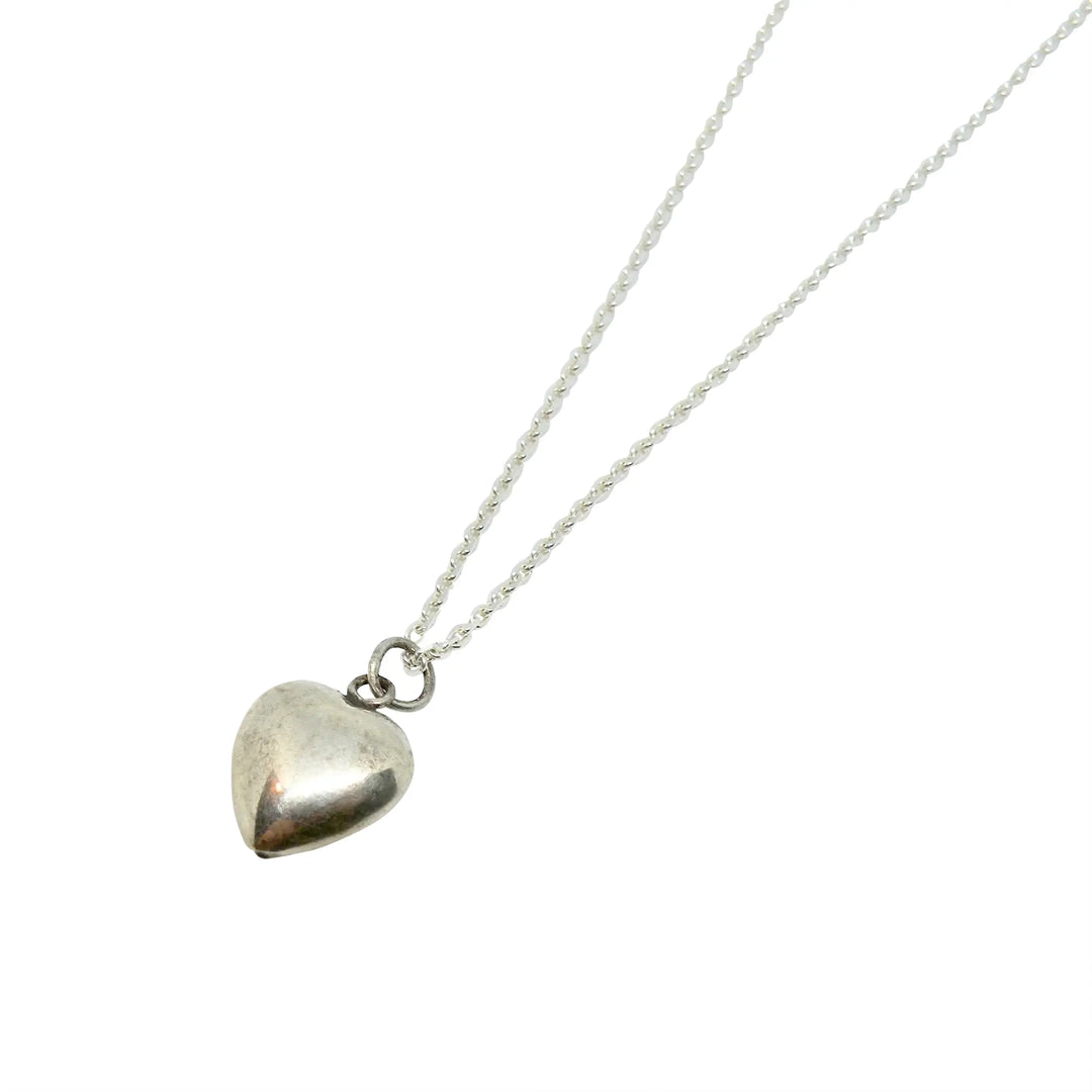 Anhänger klobiges Herz aus Sterlingsilber 