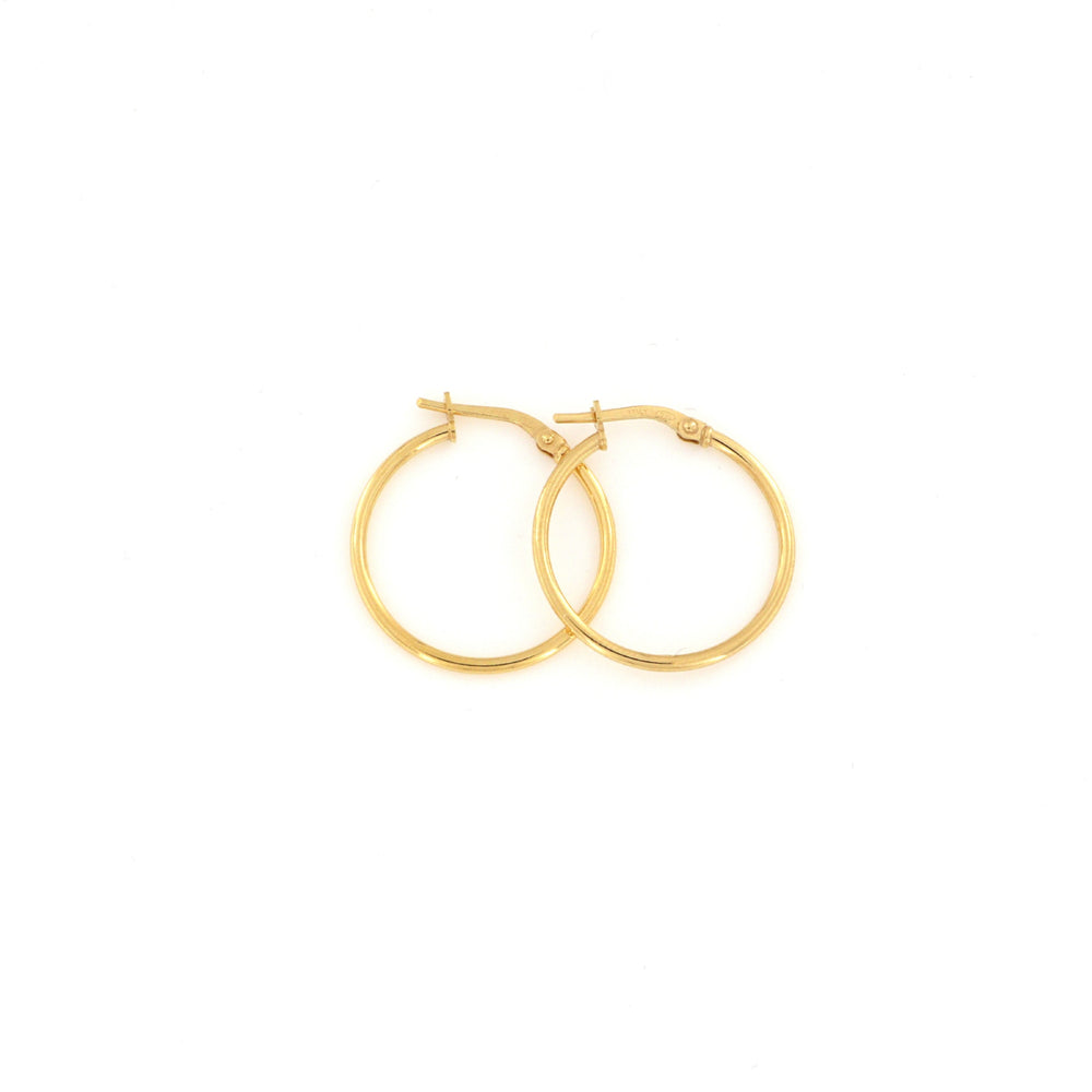 Find Øreringe, hoops, forgyldt sterlingsølv, 23 x 1,5 mm, 101c hos Beadhouse of Copenhagen i dag, med en altid hurtig levering!