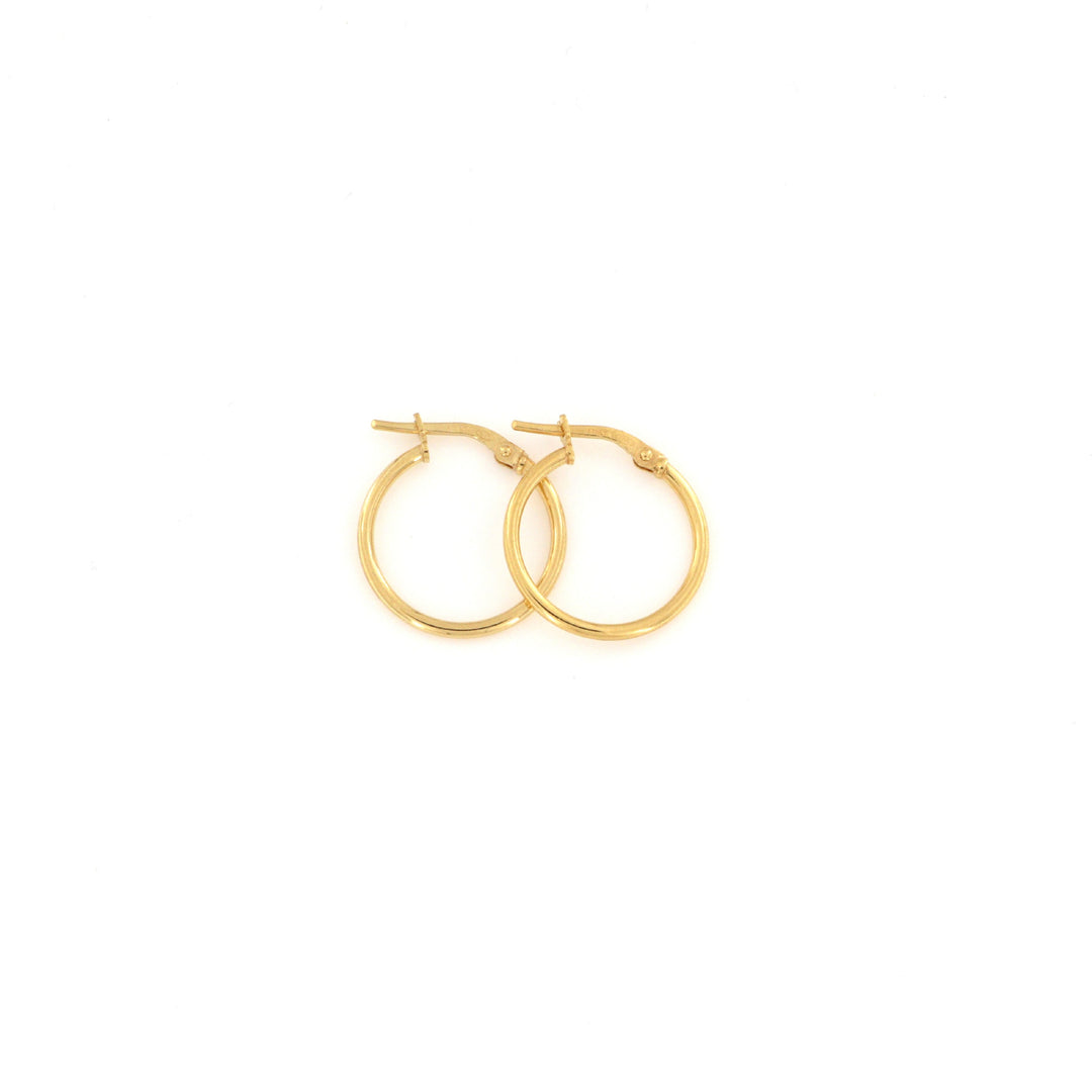 Find Øreringe, hoops, forgyldt sterlingsølv, 19 x 1,5 mm, 101b. hos Beadhouse of Copenhagen i dag, med en altid hurtig levering!