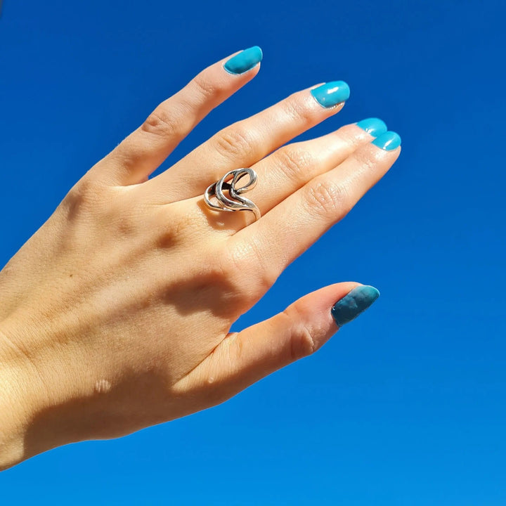 Fingerring, krøllet , sterlingsølv Beadhouse of Copenhagen