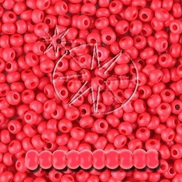 Find Røde glasperler, preciosa, intensive red dyed chalkwhite, storkøb hos Beadhouse of Copenhagen i dag, med en altid hurtig levering!