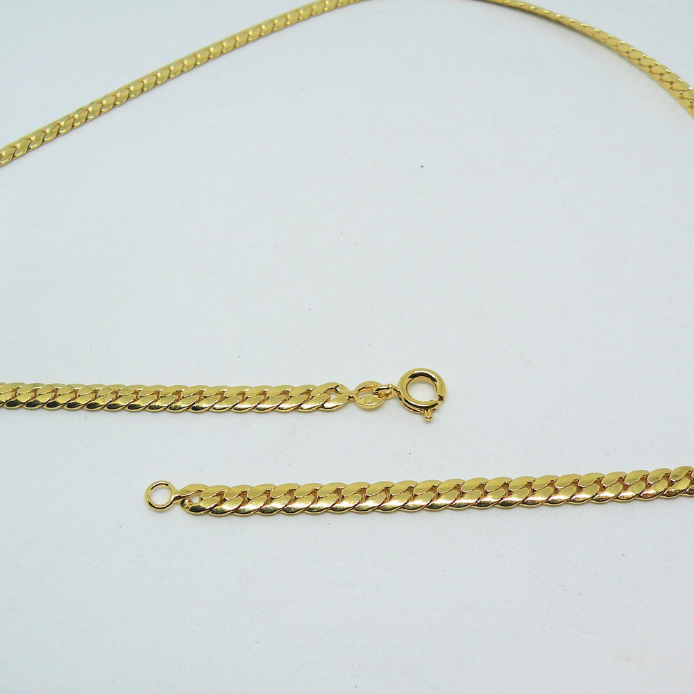 Find Halskæde, sildeben kæde, forgyldt sterlingsølv, 40-50 cm/3,8 mm hos Beadhouse of Copenhagen i dag, med en altid hurtig levering!
