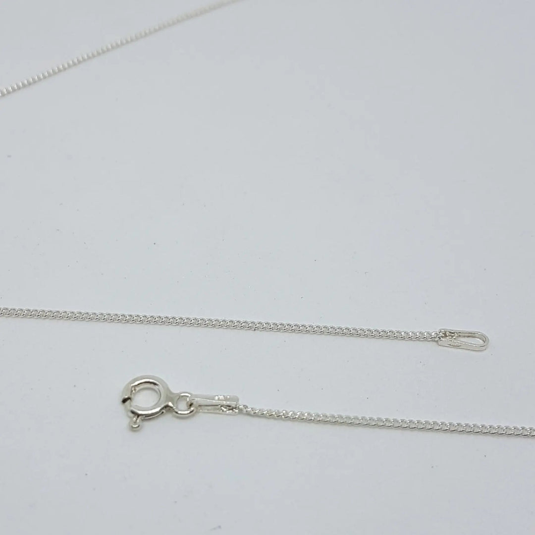 Halskæde, panser facet, forgyldt og sterlingsølv, 40-55cm/1,05m Silveks