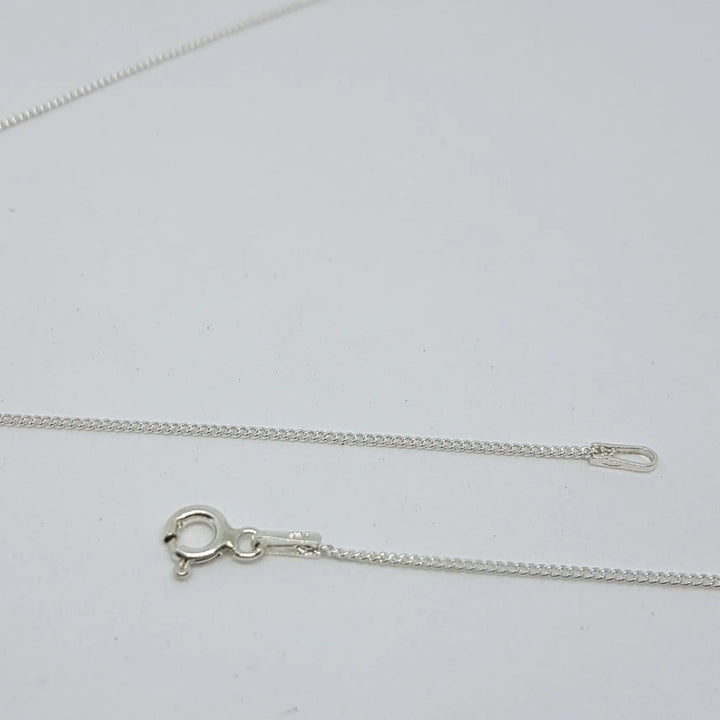 Halskæde, panser facet, forgyldt og sterlingsølv, 40-55cm/1,05m Silveks