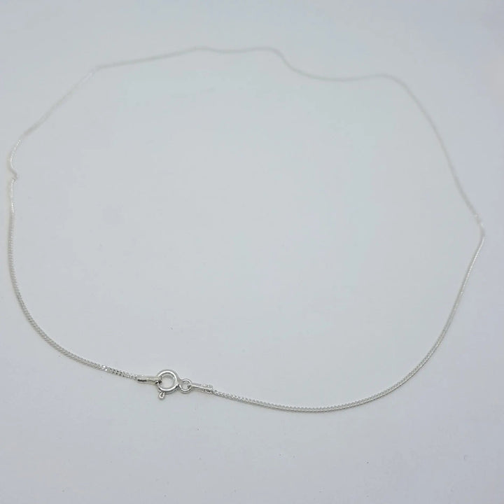 Halskæde, panser facet, forgyldt og sterlingsølv, 40-55cm/1,05m Silveks