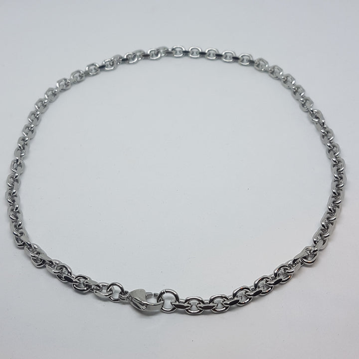 Find Halskæde, anker facet kæde, stål, 40-60 cm/5 mm hos Beadhouse of Copenhagen i dag, med en altid hurtig levering!