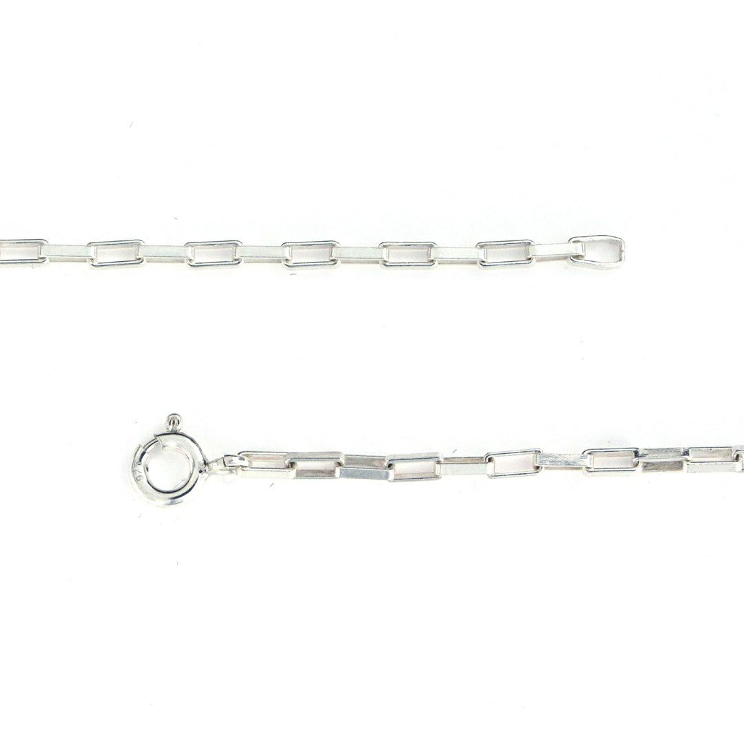 Find Halskæde, firkantet ankerkæde, sterlingsølv, 45-60 cm/2 mm hos Beadhouse of Copenhagen i dag, med en altid hurtig levering!
