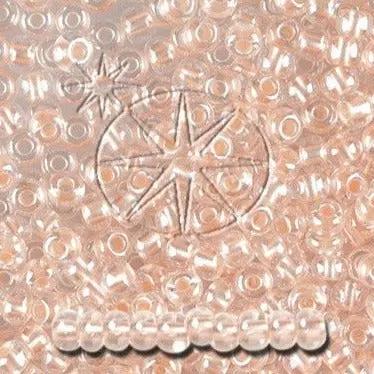 Orange glasperler, preciosa, colour lined salmon pearl crystal sfinx, storkøb Preciosa