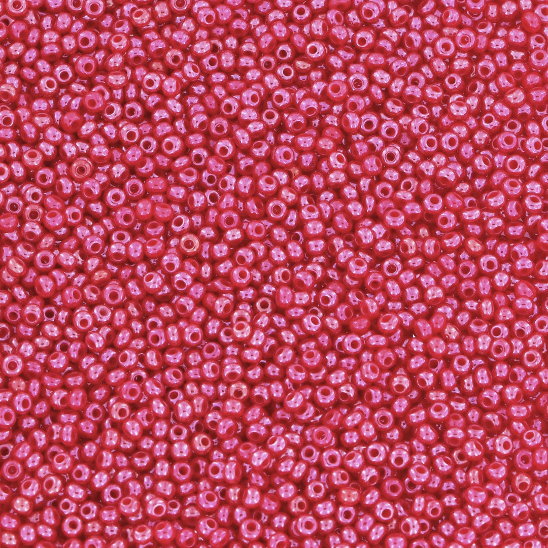 Røde glasperler, preciosa, red sfinx, storkøb Preciosa