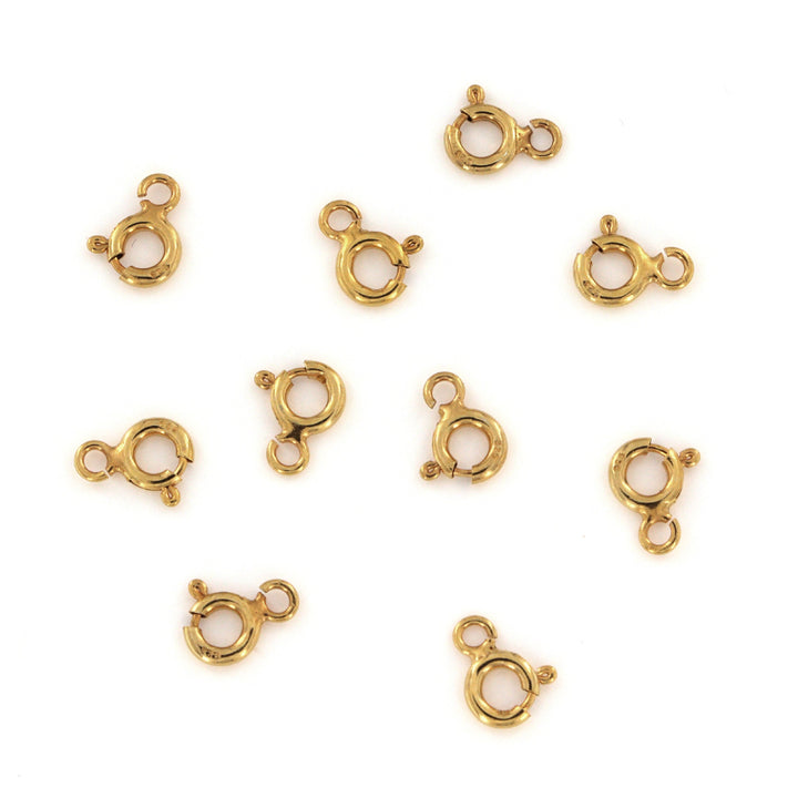 Find Fjederlås, forgyldt sterlingsølv  5,0 mm. hos Beadhouse of Copenhagen i dag, med en altid hurtig levering!