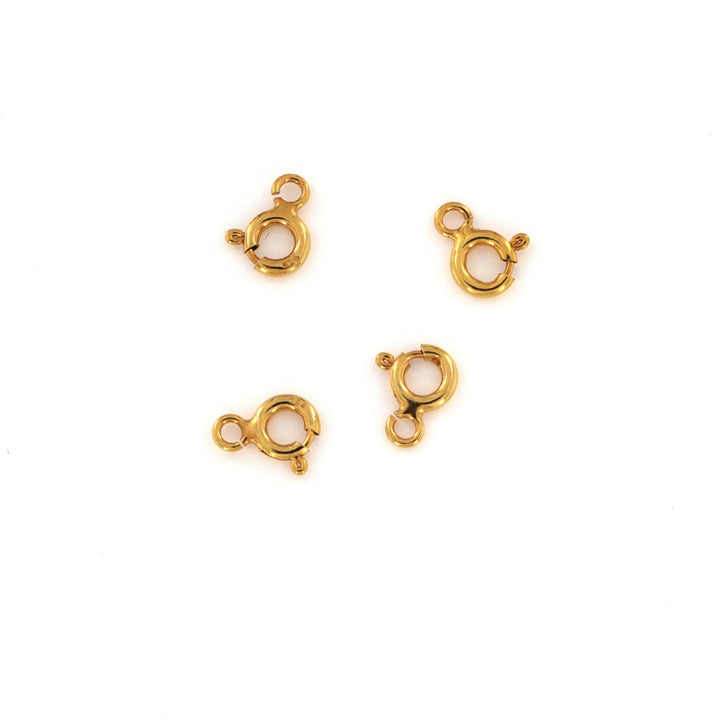 Find Fjederlås, forgyldt sterlingsølv  5,0 mm. hos Beadhouse of Copenhagen i dag, med en altid hurtig levering!