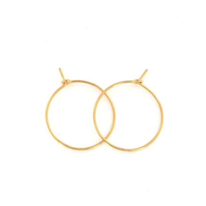 Find Monterings creoler i sterlingsølv forgyldt, 22 mm 0,8 mm hos Beadhouse of Copenhagen i dag, med en altid hurtig levering!
