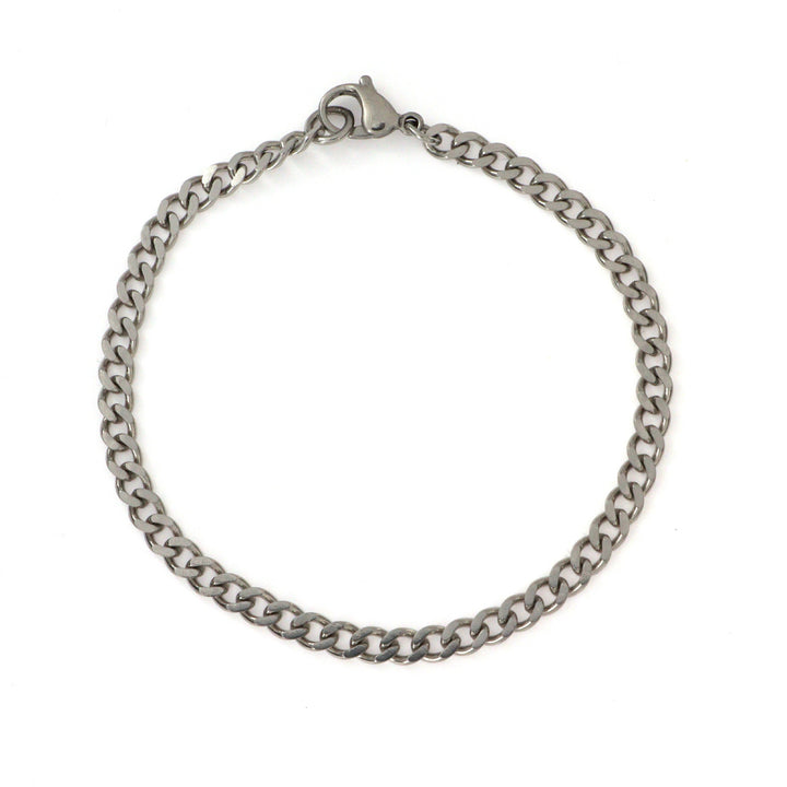 Find Armbånd, panser facet kæde, stål, 18-22 cm/4,5 mm hos Beadhouse of Copenhagen i dag, med en altid hurtig levering!