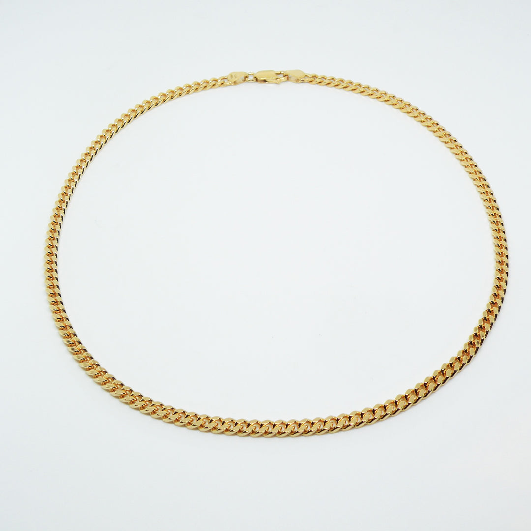 Find Halskæde, chunky panser facet kæde, forgyldt messing, 45-50 cm/3,8 mm hos Beadhouse of Copenhagen i dag, med en altid hurtig levering!