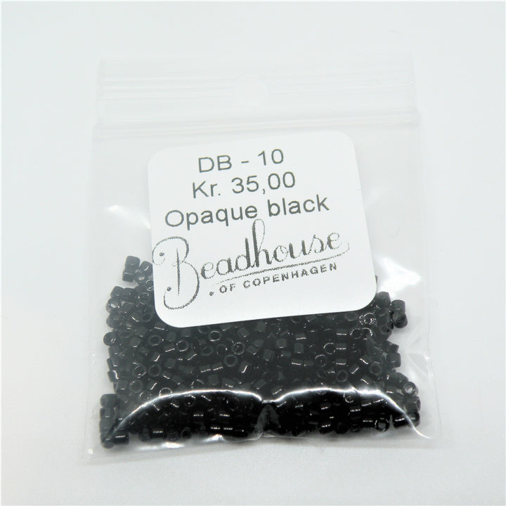 Find Sorte glasperler, miyuki delica beads, opaque black hos Beadhouse of Copenhagen i dag, med en altid hurtig levering!