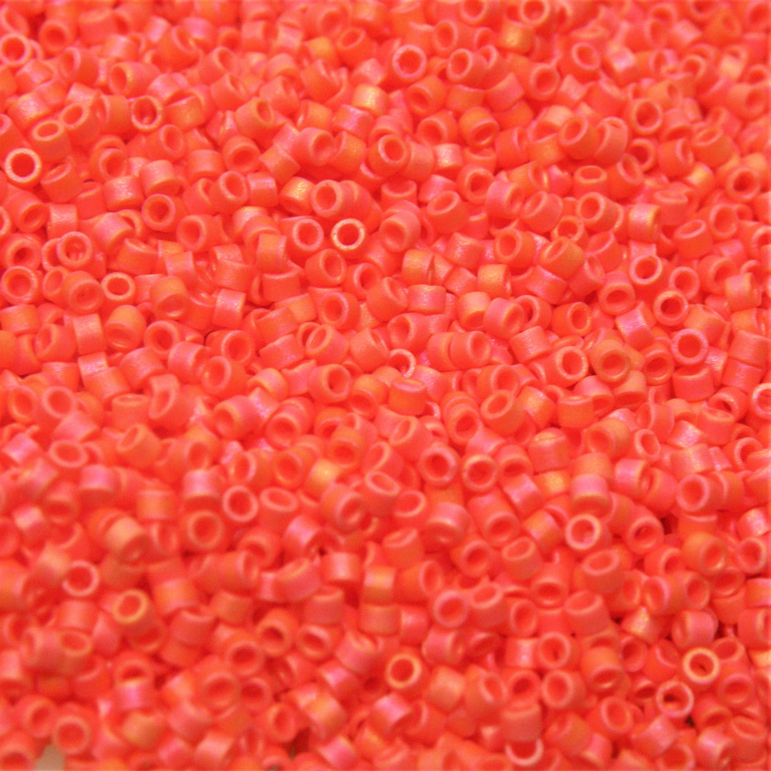 Find Orange glasperler, miyuki delica beads, opaque matte ab hos Beadhouse of Copenhagen i dag, med en altid hurtig levering!