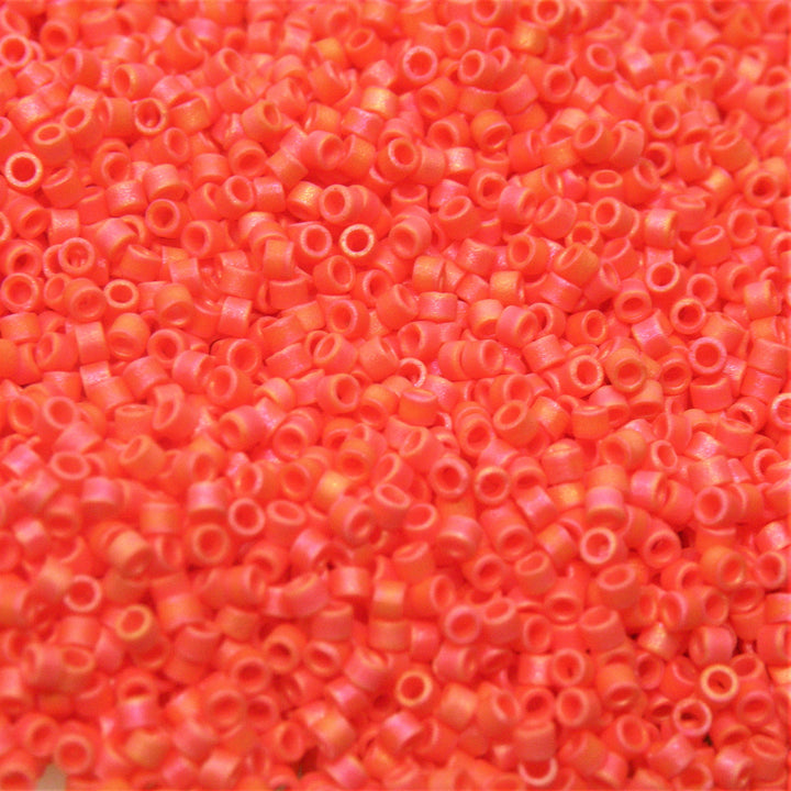 Find Orange glasperler, miyuki delica beads, opaque matte ab hos Beadhouse of Copenhagen i dag, med en altid hurtig levering!