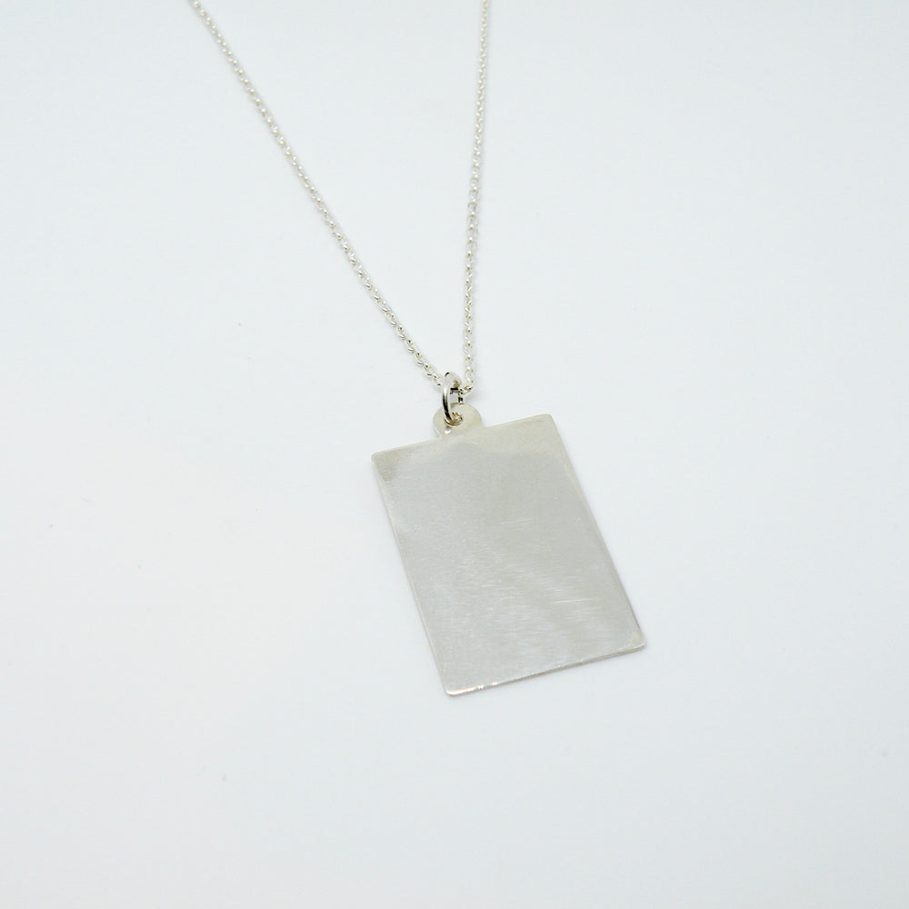 Find Vedhæng, rektangulært dog tag, sterlingsølv, 32 mm hos Beadhouse of Copenhagen i dag, med en altid hurtig levering!
