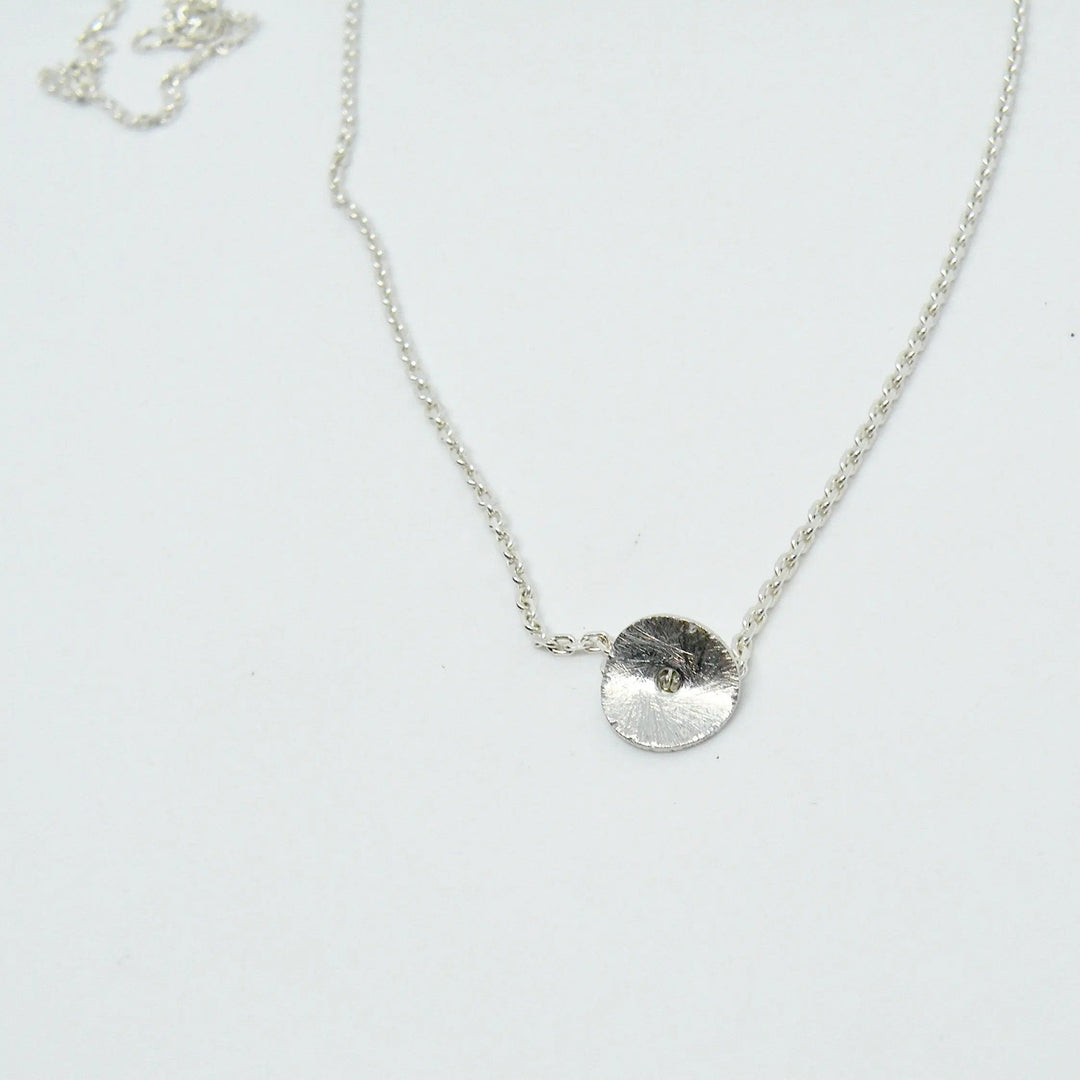 Lås, mellem bøjet børstet cirkel, sterlingsølv Beadhouse of Copenhagen