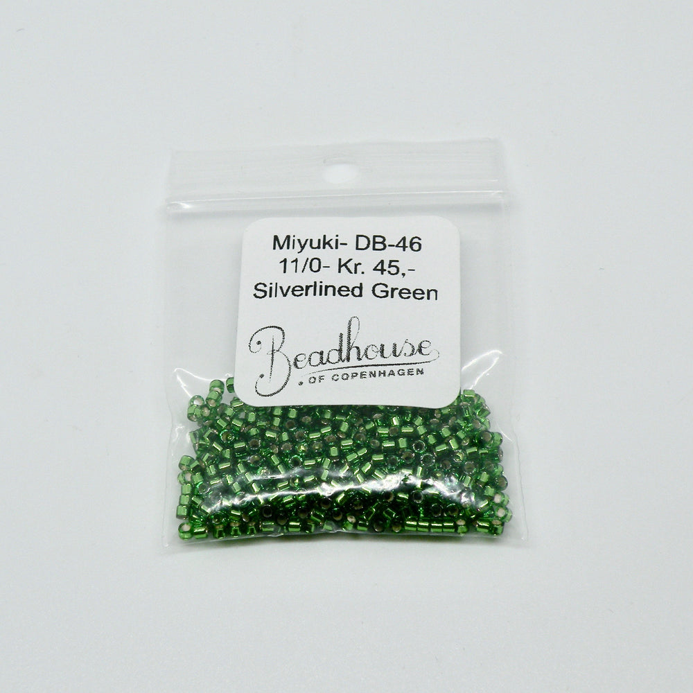Find Grønne glasperler, miyuki delica beads, silverlined green hos Beadhouse of Copenhagen i dag, med en altid hurtig levering!