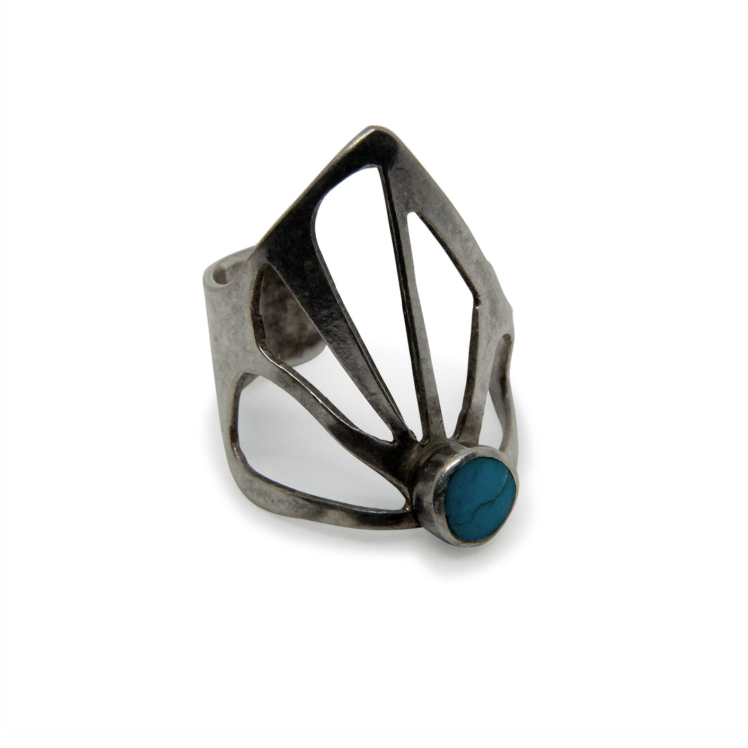 Find Øreringe, earcuff art deco med turkis hos Beadhouse of Copenhagen i dag, med en altid hurtig levering!