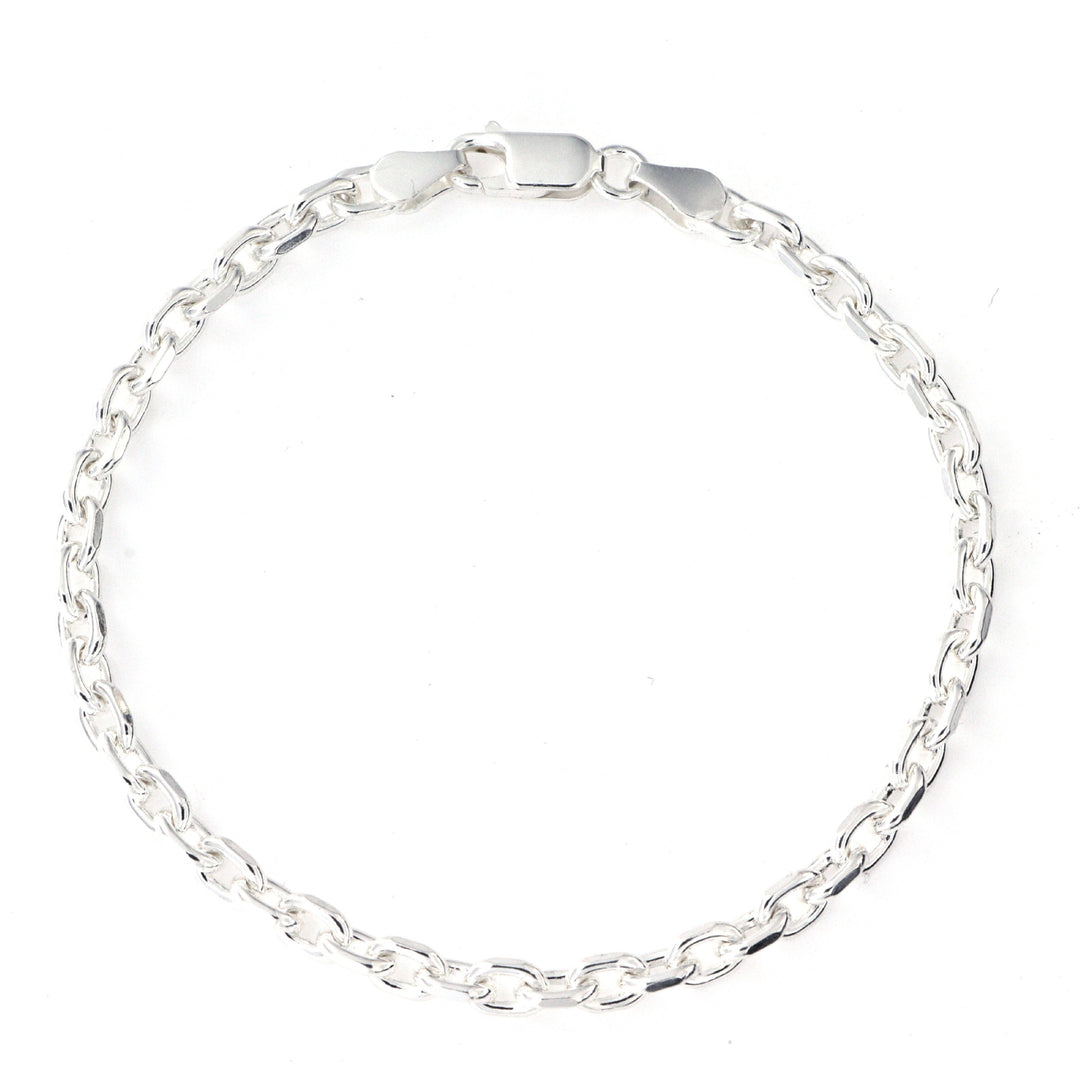 Find Armbånd, anker facet kæde, sterlingsølv, 18, 21 cm/4 mm hos Beadhouse of Copenhagen i dag, med en altid hurtig levering!
