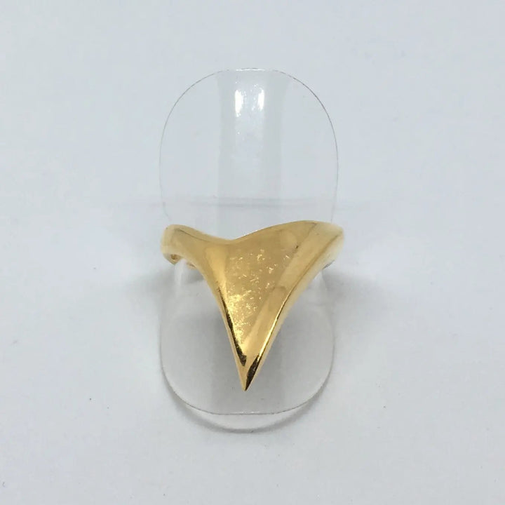 Fingerring, spids, sterlingsølv og forgyldt sterlingsølv Beadhouse of Copenhagen