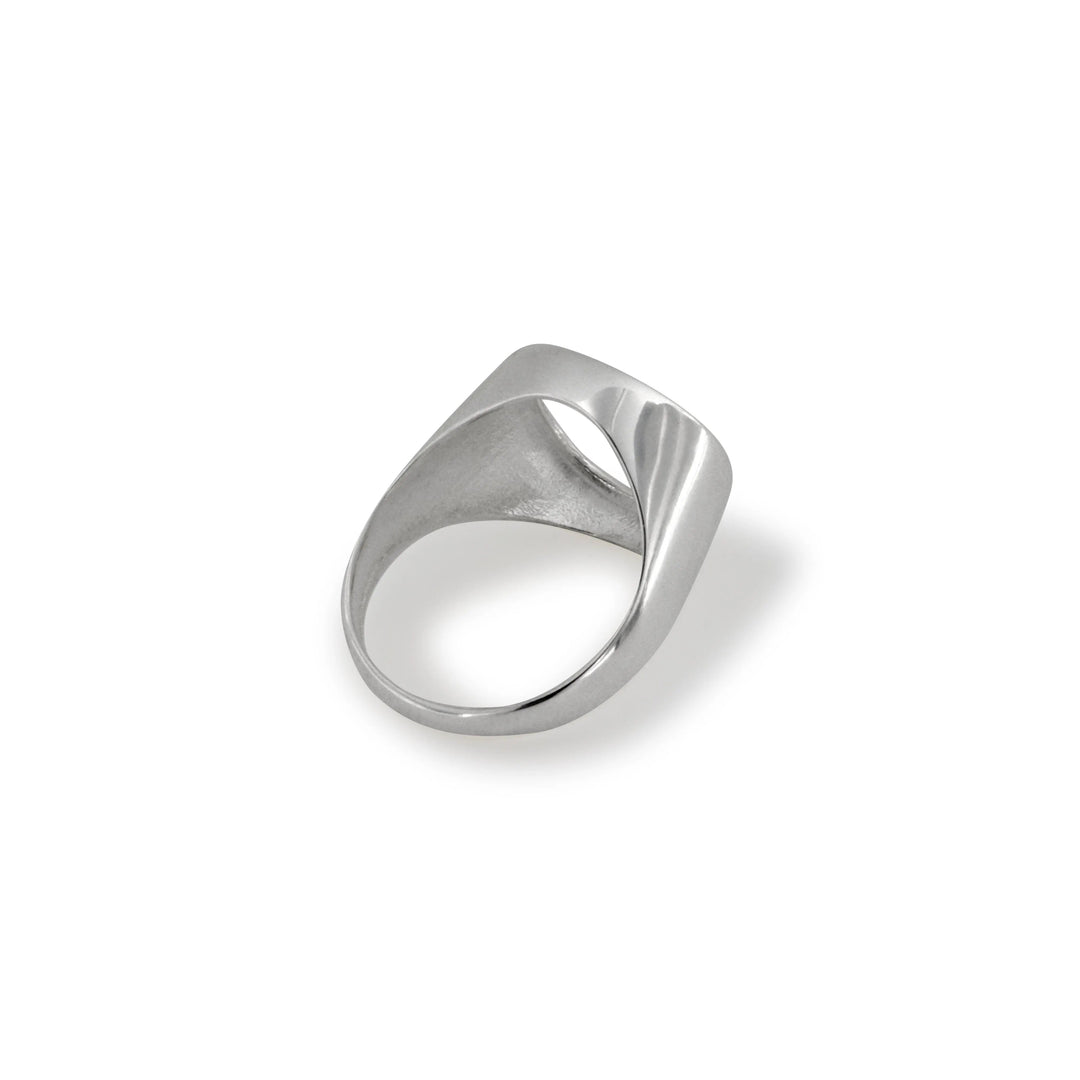 Fingerring, cirkel, forgyldt og sterlingsølv OK Silver