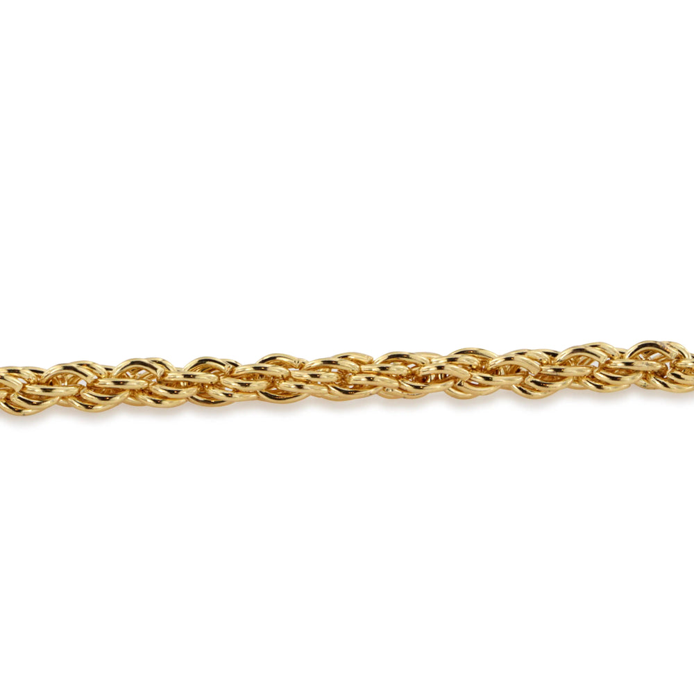 Halskæde, cordel i forgyldt messing 40-50 cm Beadhouse of Copenhagen