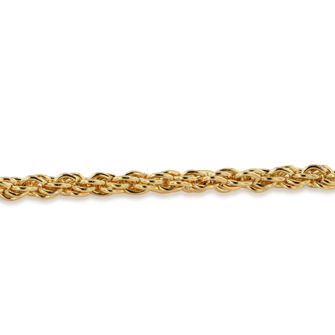 Halskæde, cordel i forgyldt messing 40-50 cm Beadhouse of Copenhagen